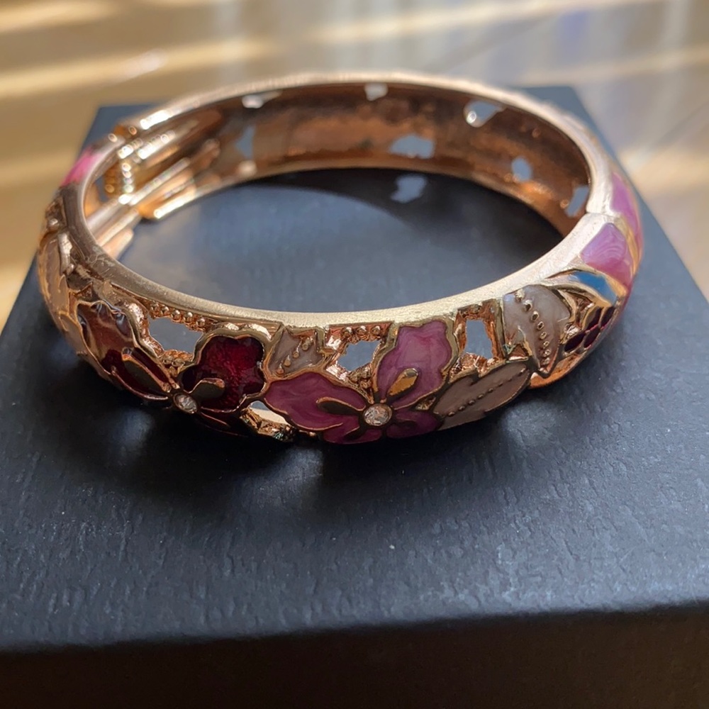 Multicolored Bangle Bracelet - image 1